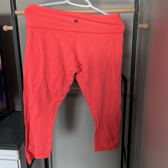 Lululemon Capri Pant - Neon Orange - Picture 2 of 5